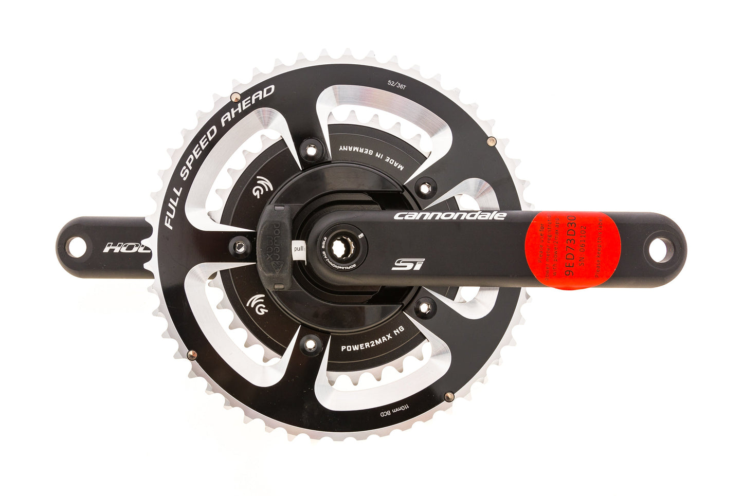 Cannondale HollowGram Si Power2max NG Eco Power Meter Ready Crankset 165mm 52/36