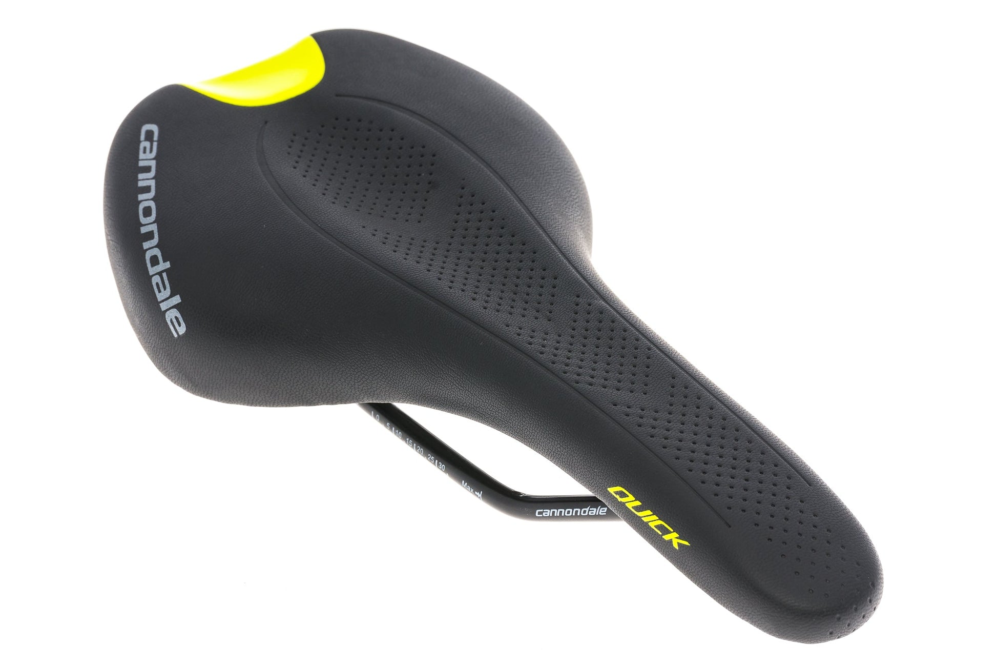  Cannondale Quick Saddle 145mm Cr-Mo Rails Black/Yellow