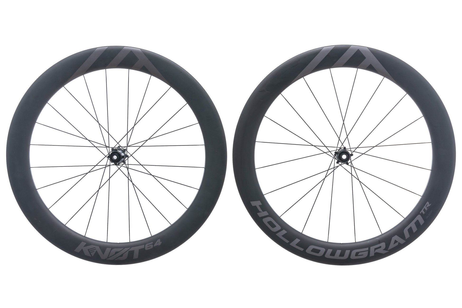  Cannondale HollowGram Knot 64 Carbon Tubeless Disc 700c Wheelset