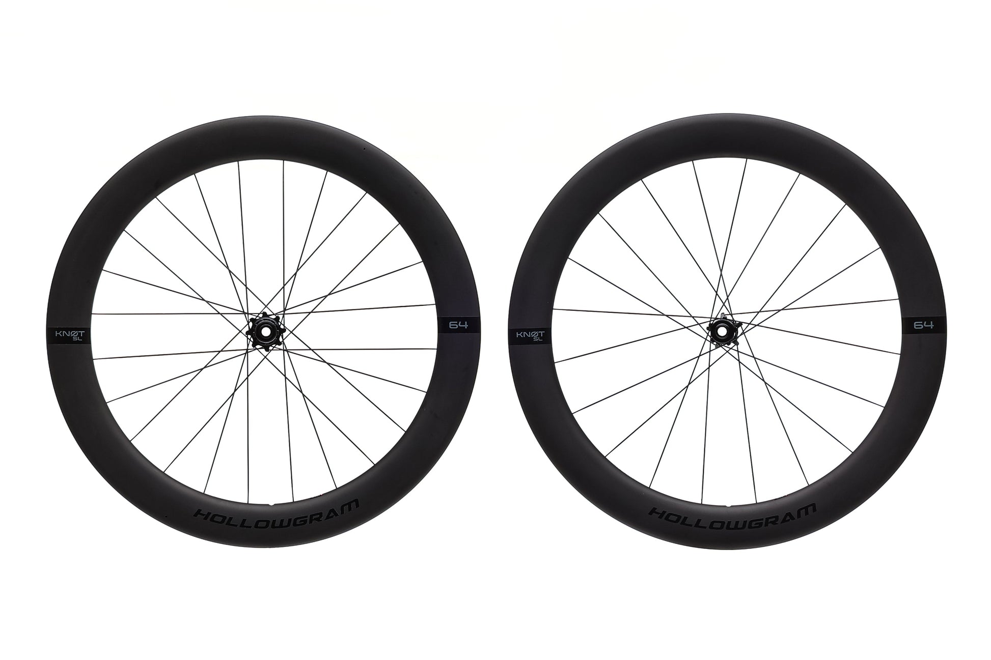  Cannondale Hollowgram SL 64 KNOT Disc Carbon Tubeless 700c Wheelset